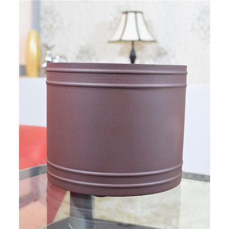 Bbh Homes 8.5 x 10 in. Handmade 100 Percent Iron Round Modern Planters Pot, Dark Rust UBBBAOB4084CSC3HS